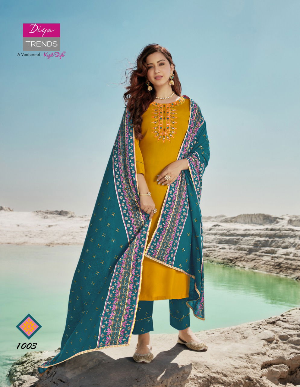 Dupatta House 1 Latest Fancy Designer Ethnic Wear Heavy rayon Embroidery Work Ready Made Salwar Suit Collection
